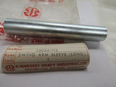 Kawasaki NOS NEW 33034-012 Long Swing Arm Sleeve S1 S2 S3 F5 F8 F9 KH400 117.5MM