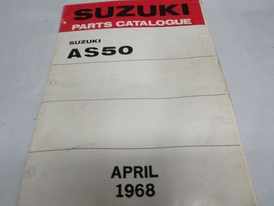 Suzuki AS50  PARTS  MANUAL  1968 1969