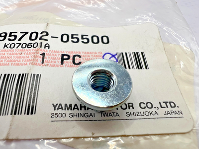 Yamaha NUT, FLANGE 95702-05500-00 OEM NEW