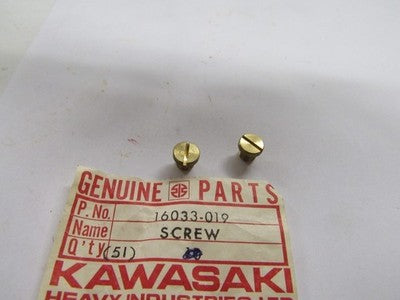 NOS Kawasaki KZ400 KZ 400 1974-1977 Genuine Carburetor Screw Plug OEM 16033-019