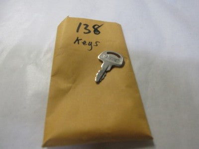 Vintage Suzuki  OEM Factory Pre Cut Motorcycle Key # 138