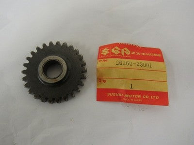 Suzuki NOS NEW TC100 TS100 1973-1977  kickstart idler  gear  26260-23001 23010