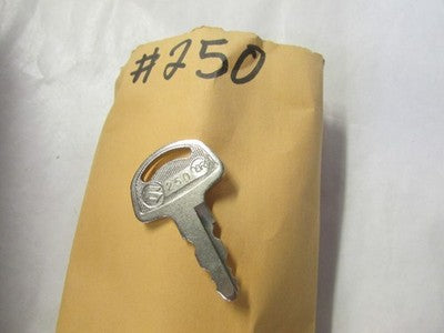 Vintage Suzuki  OEM Factory Pre Cut Motorcycle Key # 250