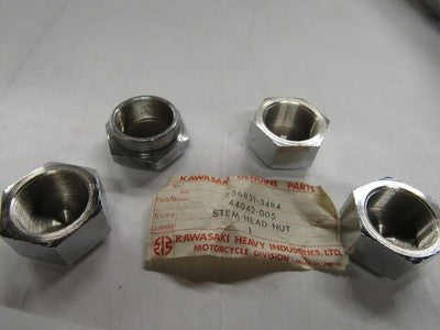 44042-005 NOS Kawasaki Steering Stem Head Nut F3 175 Bushwacker SOLD AS 4