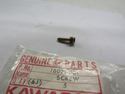 NOS KAWASAKI 1971-1980 CARBURETOR STOP SCREW MT1 KV75 # 16021-001