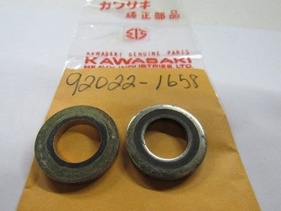 NEW KAWASAKI 92022-1658 WASHER, 18.3X34X4.5 Tecate KXT250 Bayou KLF185