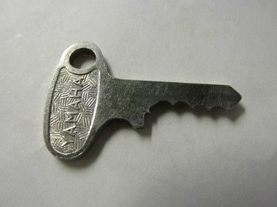 Vintage Yamaha OEM Factory Pre Cut Motorcycle Key # 447