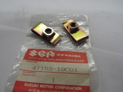 NOS Suzuki GSX600 GSX750 1989-1994 OEM Genuine Frame Cover Plate Nut 47153-19C01