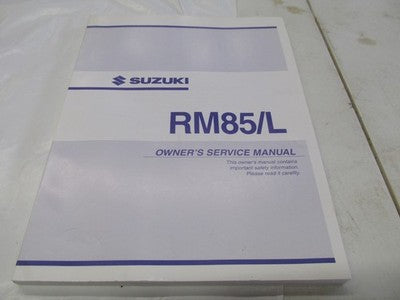 GENUINE Suzuki RM85 Owner's Service Manual 1983
