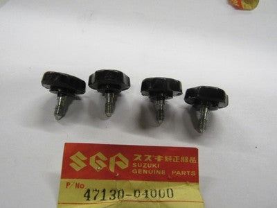 NOS Suzuki 1973-77 TS100 1971-74 TS50 Frame Cover Knob 47130-04000 SOLD AS 4