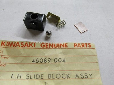 Kawasaki NOS NEW 46089-004 LH Left Switch Slide Block Assy F5 F6 F7 F7 F8 G4 KV