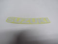 GENUINE NOS Suzuki GSX-R600 EMBLEM (WHITE) 68281-39F00-YBD