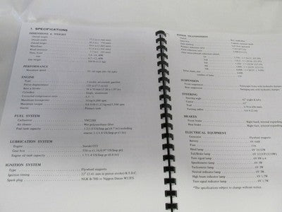 Suzuki RV125 parts and service manual   1973-1975