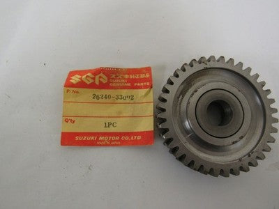 NOS Suzuki 1972-1977 GT380 Kick Starter Drive Gear 26240-33002