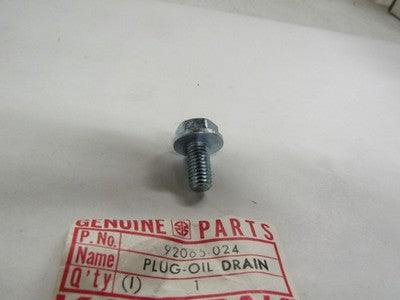 Kawasaki NOS NEW 92066-024 Oil Drain Plug Z1 KZ KZ1000 KZ900 KZ750 CSR LTD