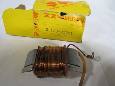 Suzuki TS100 TC100 1973-1975    Lighting coil A   p.n 32120-25691 Kokusan IGN.