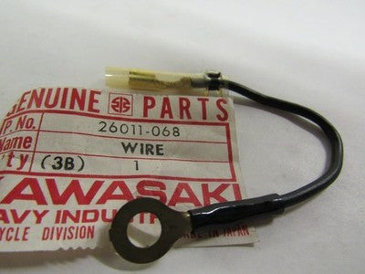 Kawasaki NOS NEW 26011-068 Ground Lead Wire F9 KS KS125