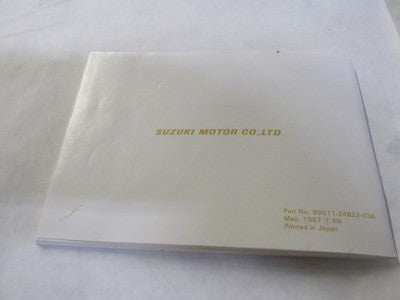 1988 LS650 SAVAGE    OEM Factory Owners Manual