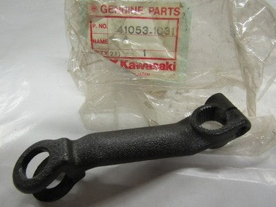 NOS OEM KAWASAKI KZ305 1983  BRAKE CAM LEVER PART  41053-1031
