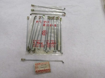 Nos Kawasaki 1971-1975 FI 1972-1975 F9 Rear Inner LH 11 Spokes 41027-040  QTY-17