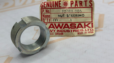 Kawasaki NOS NEW 92090-006 Steering Stem Lock Nut C2 F3 F4 F5 F6 F7 F9 F11 G3 G4