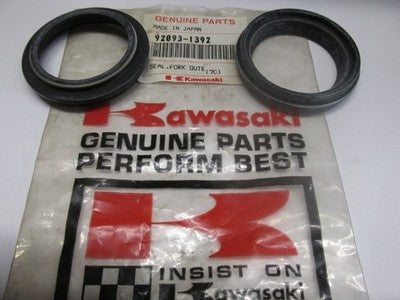Kawasaki NOS NEW 92093-1392 Fork Outer Tube Seal KX KX500 KX250 KX125 SOLD AS 2