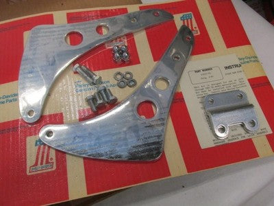 OEM Harley Davidson 1979 - 1981 FL Sissy Bar Side Plates 53557-81