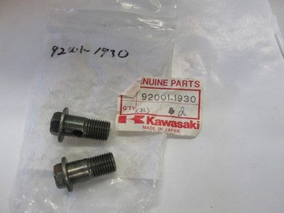 Kawasaki NOS NEW 92001-1930 Bolt 14x28.5 KAF KVF ZG ZR ZX    sold as 2