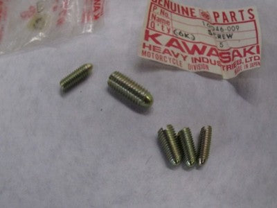 NOS Slotted Screw Fits: Kawasaki 76-77 KZ900 16046-009   SOLD AS 5
