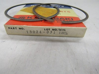 NEW NOS Kawasaki Piston Ring Set O S ".040 1.00mm F5 F9 Big Horn 70-75 13024-031