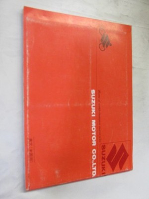 Genuine OEM Suzuki Sports 50 Model M12 Motorcycle Owners Manual
