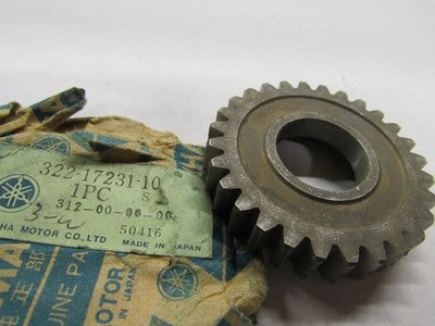 NOS Yamaha 1974 MX250 MX360 2nd Wheel Alternative Gear 322-17221-10-00