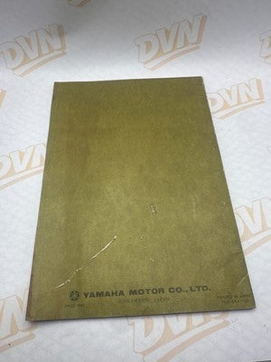 Yamaha Genuine Service manual HS1-B