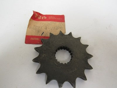 NOS FACTORY 13t SUZUKI 1977-78 RM100 1976-78 RM125 ENGINE SPROCKET 27511-41710