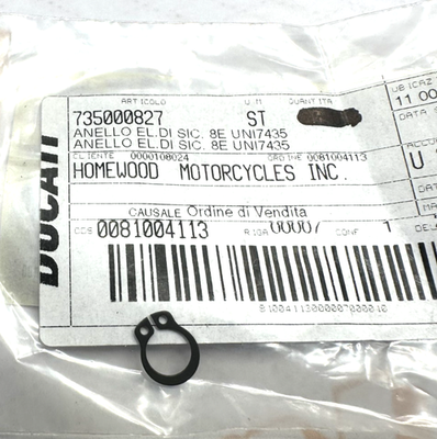 Ducati Circlip NOS 735000827 (L-8910)