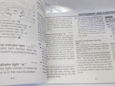 YAMAHA STAR XVS13CTD(C)/XVS13CTFD(C) Factory OWNER'S OEM MANUAL LIT-11626-26-23