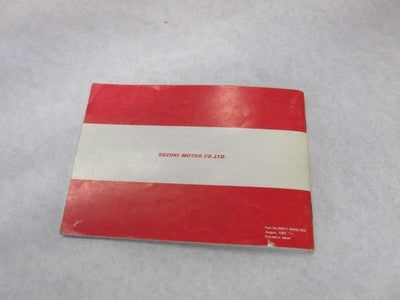 1981 Suzuki RM60 Owners Manual