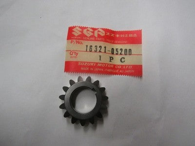 NOS OEM Suzuki Oil Pump Drive Gear DR100 DR125 GN125  89-91 16321-05200