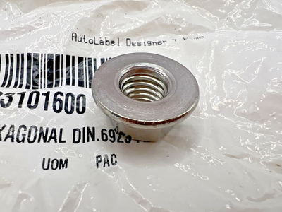 1 NEW Genuine Seadoo Factory Hardware M10 Hex Nut w Flange Part OEM 233101600