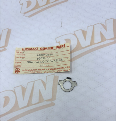 NOS KAWASAKI 10MM WASHER LOCK OEM 92031-001