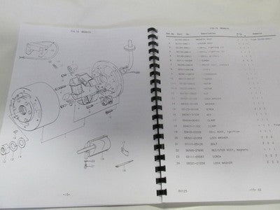 Suzuki RV125 parts and service manual   1973-1975