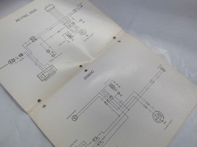 Suzuki Factory Wiring Diagrams Manual 1978 genuine factory manual  1978