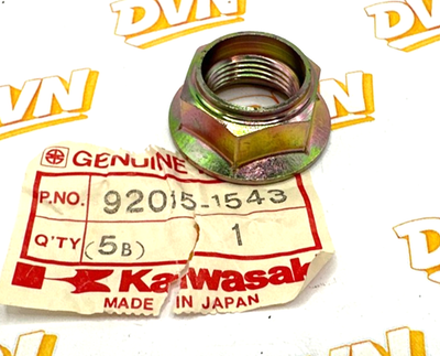 NOS Kawasaki OEM Nut 1986-2000 ZG1200 1986-1987 ZL600 92015-1543