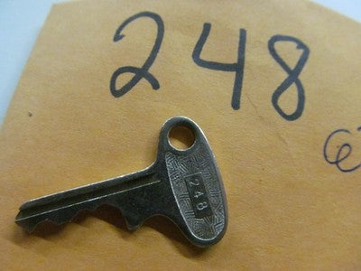 Vintage Yamaha OEM Factory Pre Cut Motorcycle Key # 248