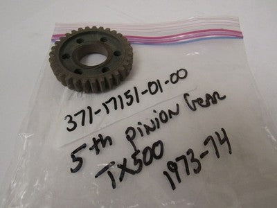 YAMAHA OEM - TRANNY 5TH PINION GEAR - XS500 TX500 - 371-17151-01