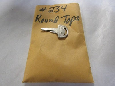 Vintage Suzuki  OEM Factory Pre Cut Motorcycle Key # 234