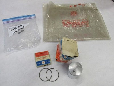 13001-009(1) STANDARD PISTON AND RING SET NOS KAWASAKI 1965-66 D1