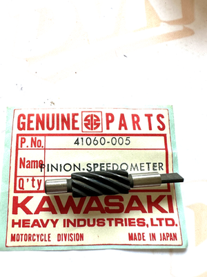 NOS Kawasaki 41060-005 Speedometer Gear Pinion,