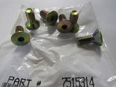 NOS POLARIS 5 16-18 X 3 4" Hex Socket Flat Head Screw  7515314  SOLD AS 6