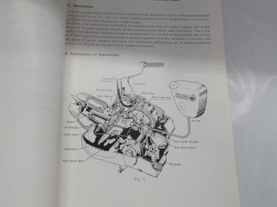 Suzuki A100 AS100   service manual oem 1968-69